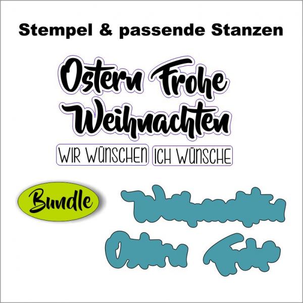 Frohe Weihnachten Ostern - Bundle